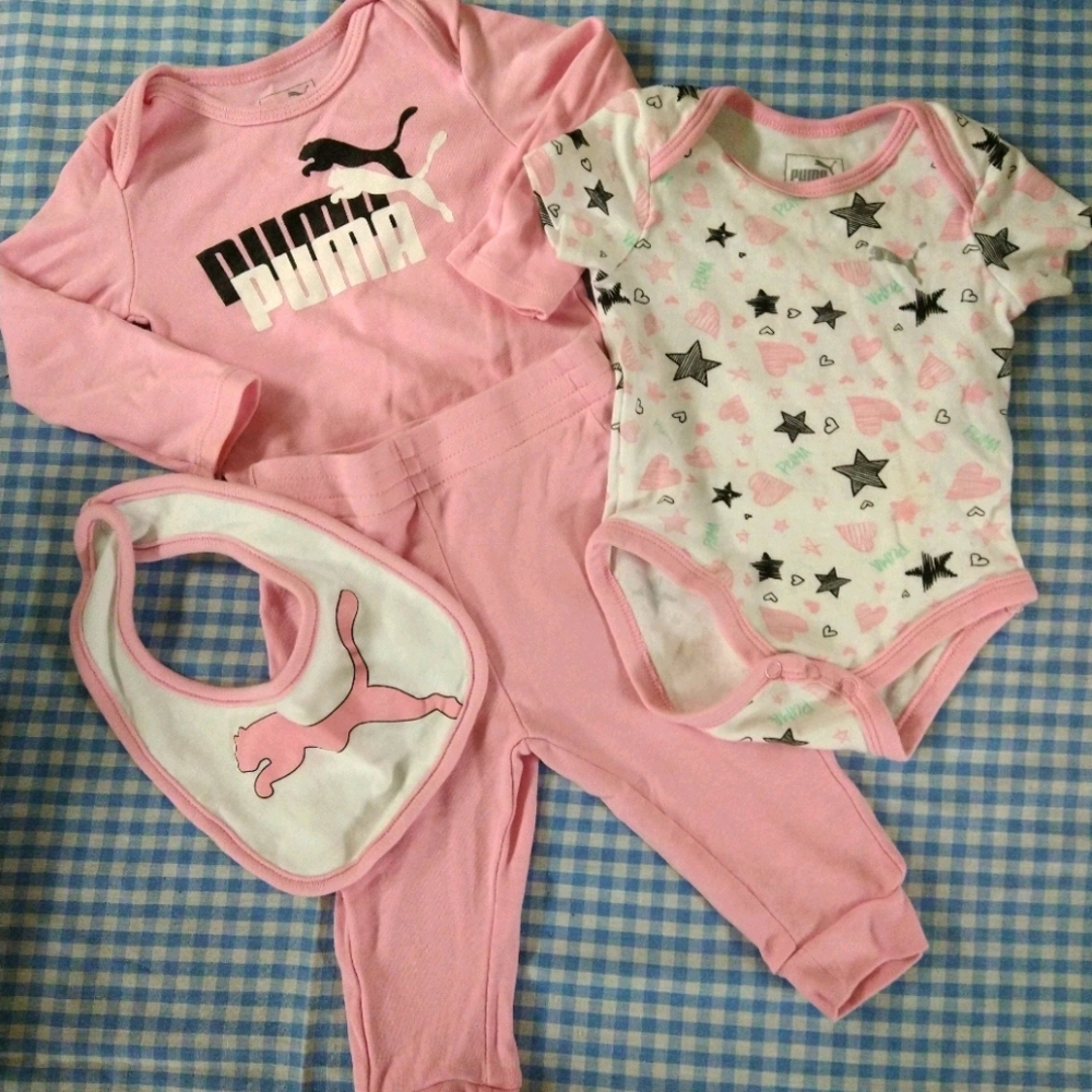PUMA 0-3 non baby girl 4pc set